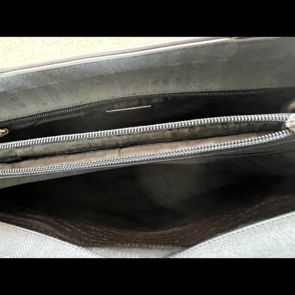 Burberry Coated Canvas Check Handle Bag - Picture 12 of 15